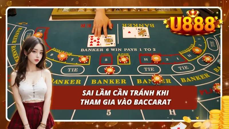 Những sai lầm cần tránh phải biết khi chơi Baccarat U888