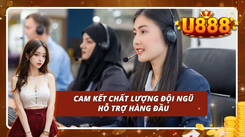 Chất lượng dịch vụ hỗ trợ chuyên nghiệp và tận tâm tại U888