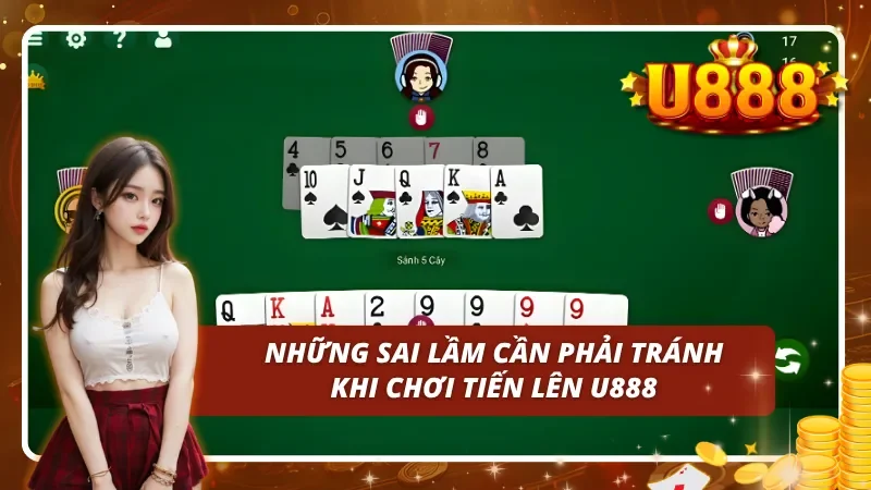 Những sai lầm mà người chơi mới thường mắc phải khi chơi Tiến Lên U888