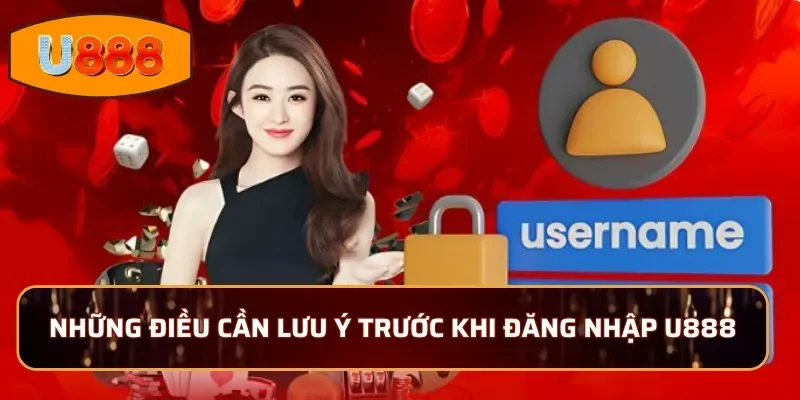 Những điều cần lưu ý đăng nhập U888 an toàn